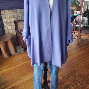 Vintage 1950s Silk Swing Coat